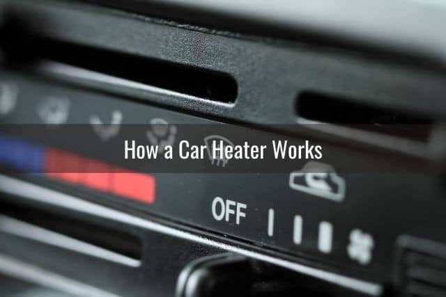 Car heater and temperature controls
