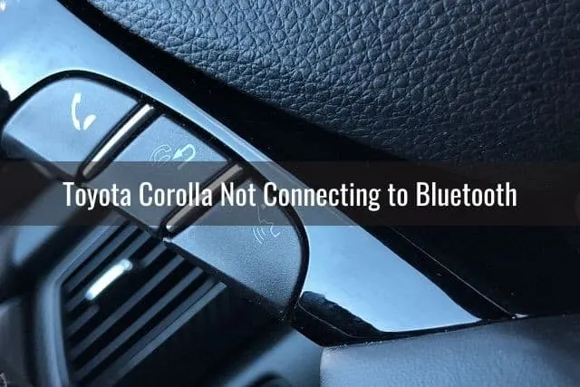 Bluetooth buttons in a car