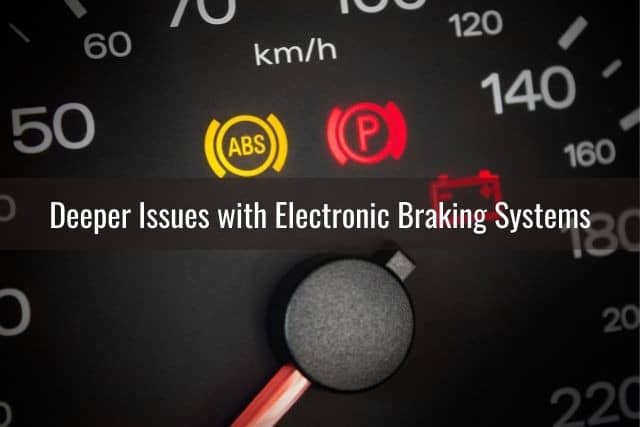 Car ABS and parking brake warning lights