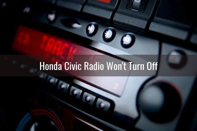 Car radio cd player control