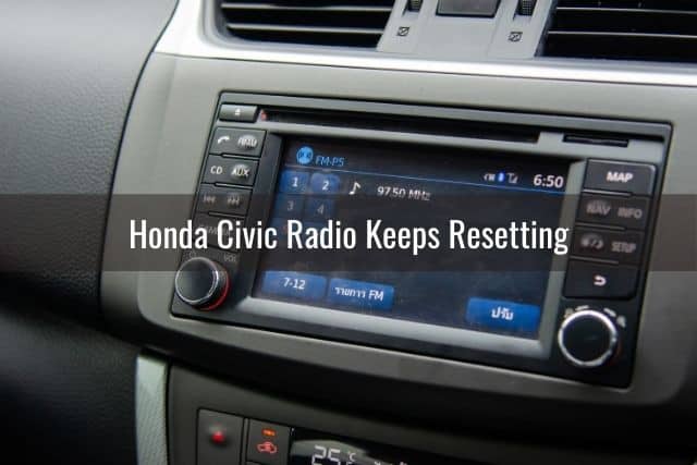 Car radio controls