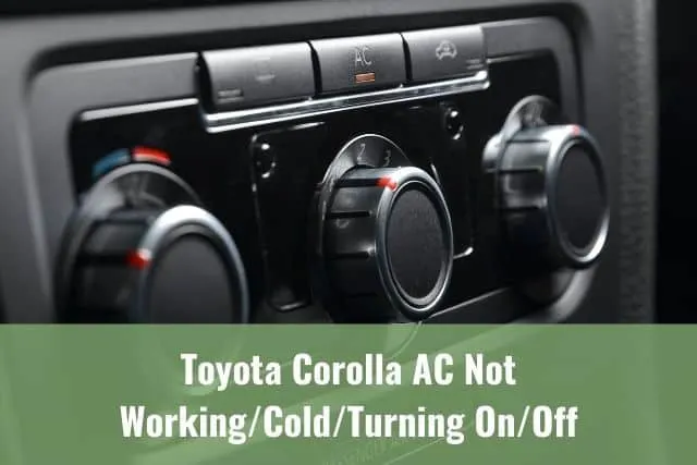 Car AC controls