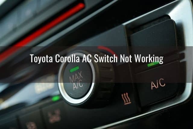 Car AC control knob