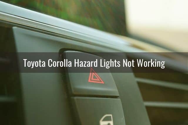 Car hazard light button