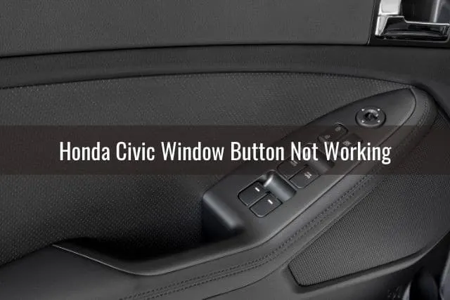 Car window control buttons
