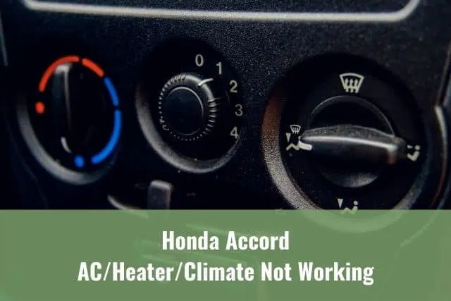 Car AC heater controls