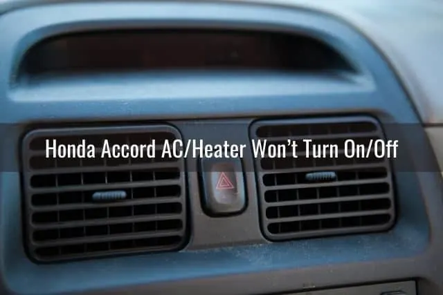 Car AC heater vents