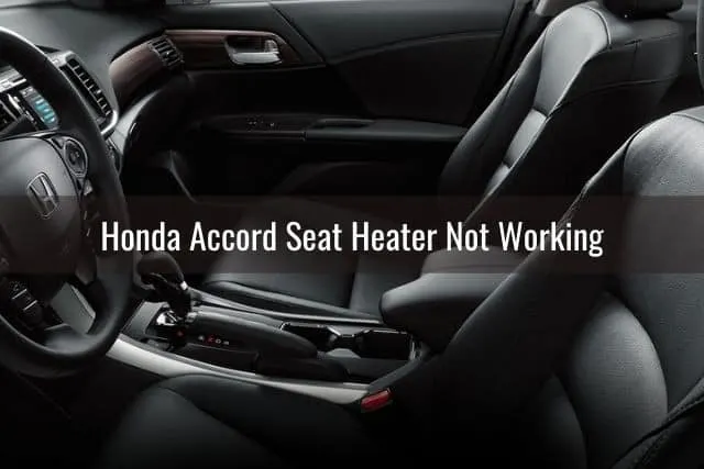 Leather car interior seats