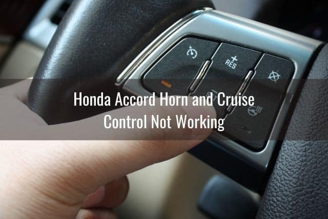 Car cruise control on steering wheel