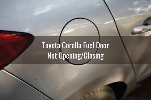 Car fuel door