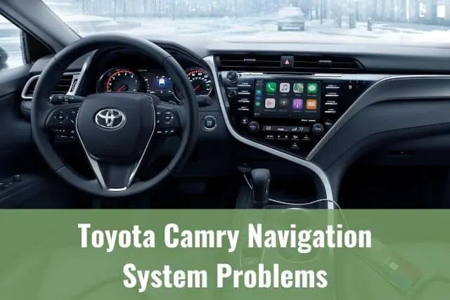 Car interior touchscreen