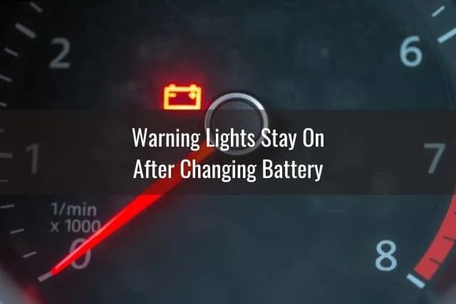 Car battery indicator light