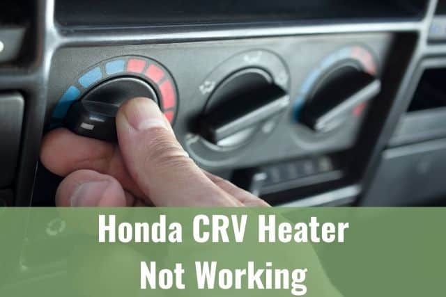 Adjusting car heater control knob
