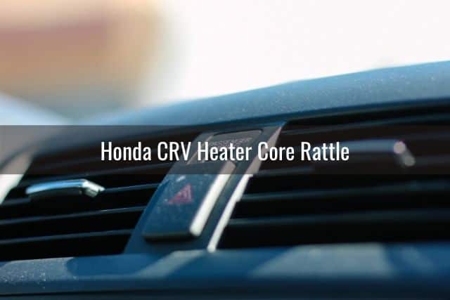 Center of car heater vents
