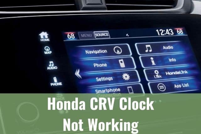 Car touchscreen control menu