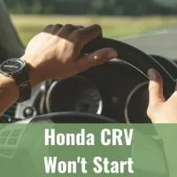 Hands on steering car wheel