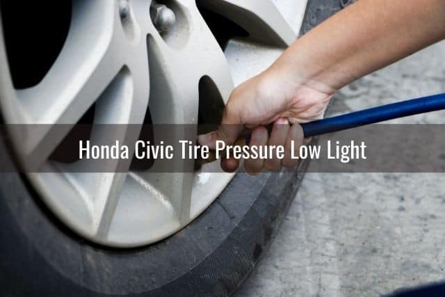 Checking car tire pressure