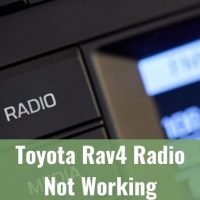 Car radio button