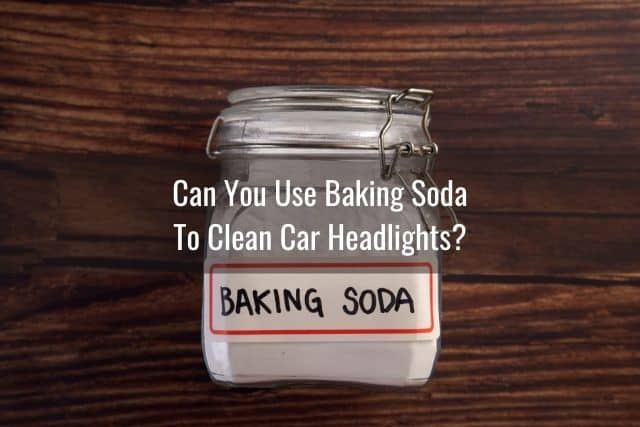 Baking soda on wood table