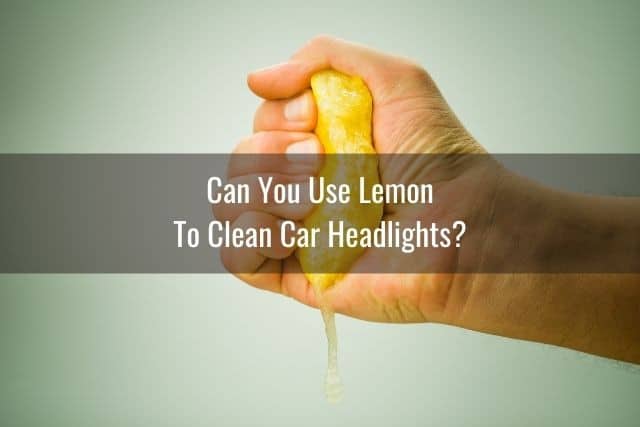Hand squeezing lemon juice
