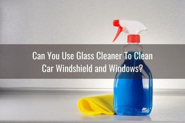 Glass window cleaner spray bottle