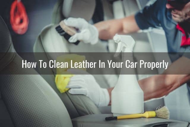 Scrubbing car back seats