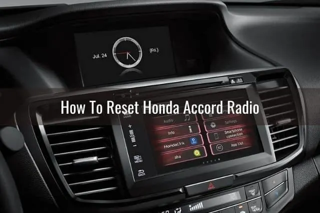 Car touchscreen radio