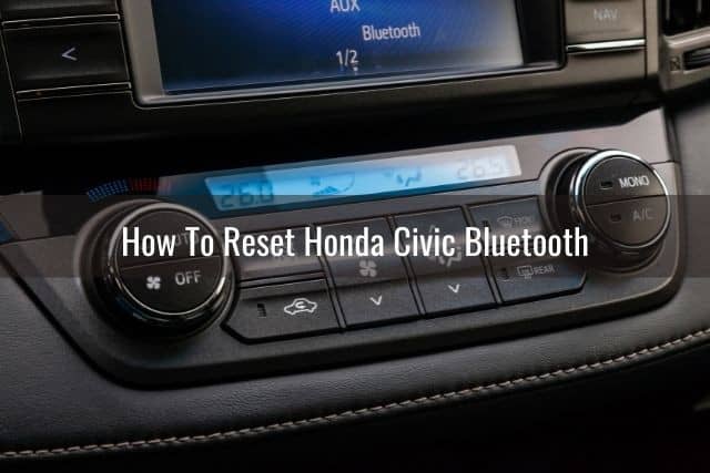 Car radio Bluetooth controls