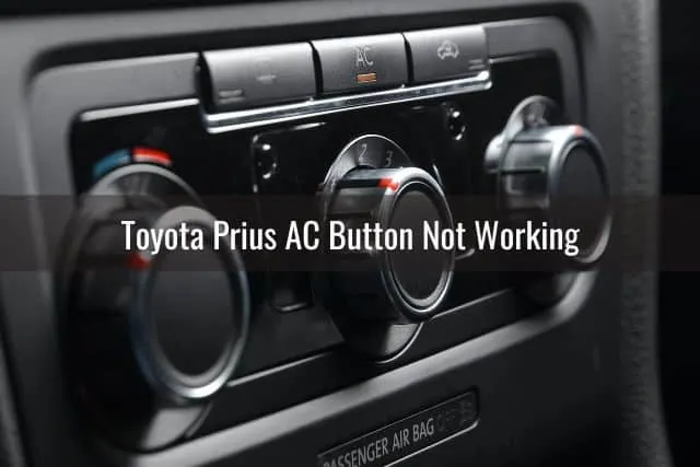 Car AC temperature control knobs