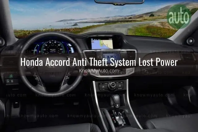 Car interior touchscreen console