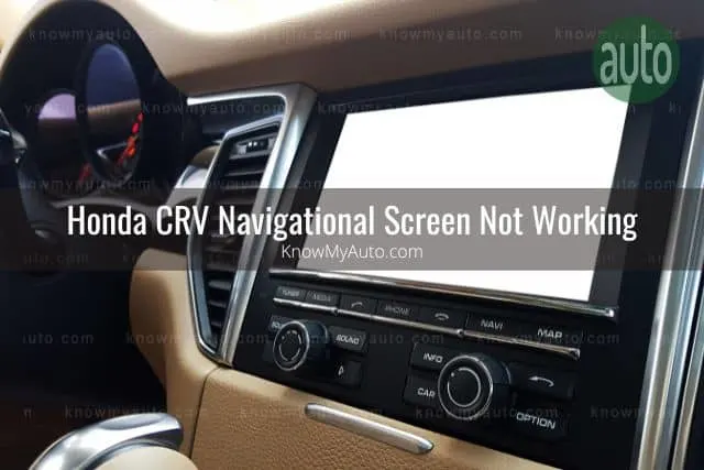 Car touchscreen display