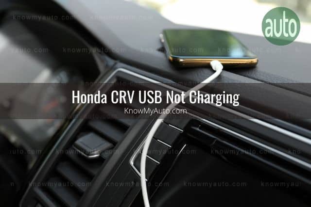 Charging phone in car using USB cable