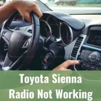 Adjusting car radio stations