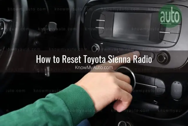 Touching car radio