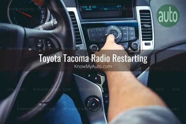 Tuning car radio button