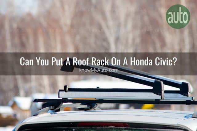 Open car roof rack