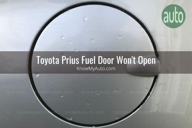 Car fuel door
