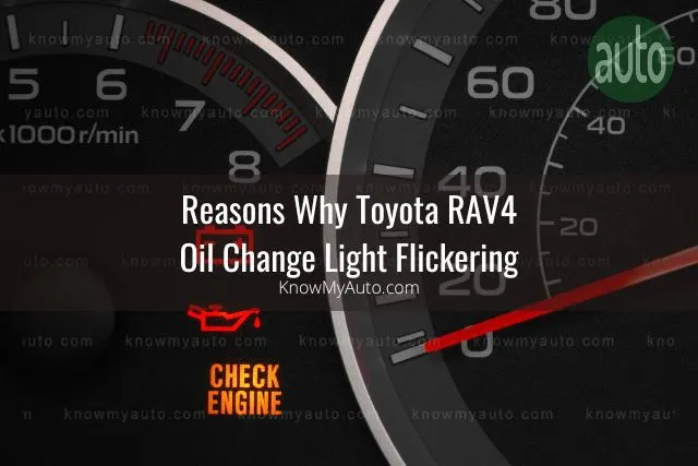 Oil change and check engine light