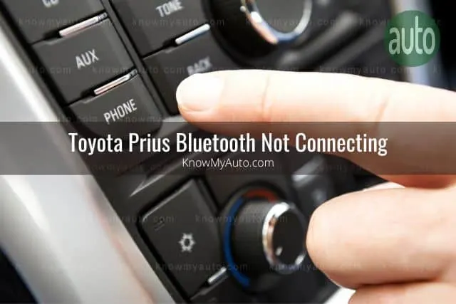 Pressing car bluetooth phone button