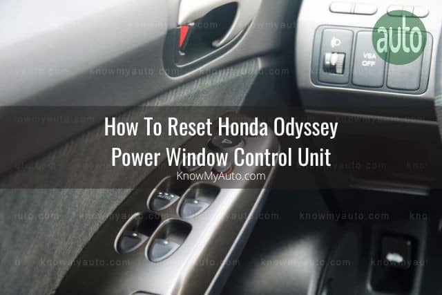 Car power window control buttons