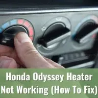 Adjusting car heater temperature