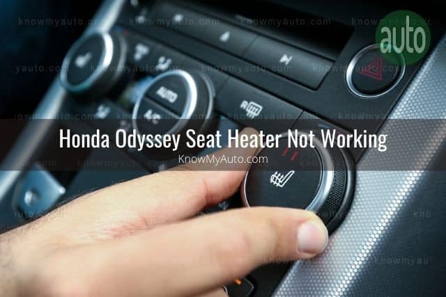 Car seat heater controls