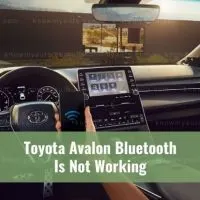 Car touchscreen menu