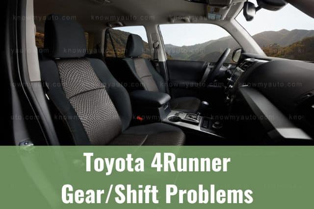 Toyota 4Runner cabin