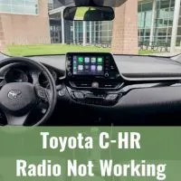 Toyota C-HR front interior
