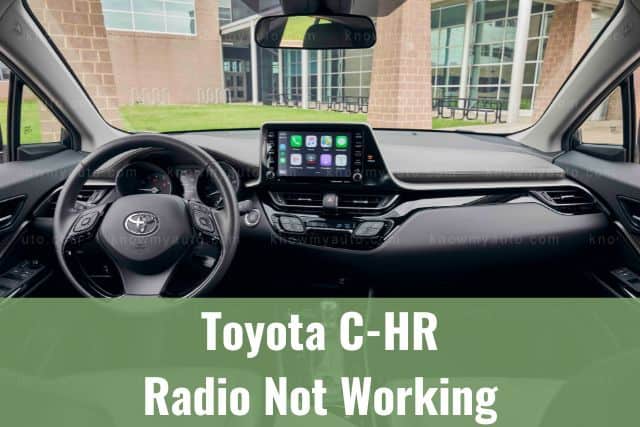 Toyota C-HR front interior