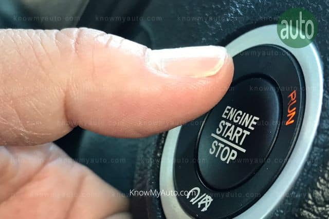 Car push start button