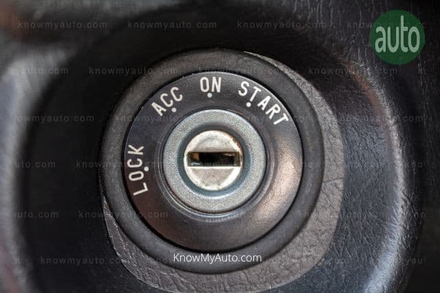 Car key ignition switch