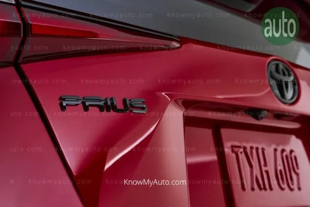 Rear of Toyota Prius