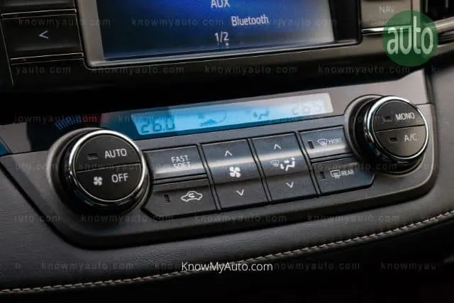 Car radio and Bluetooth controls